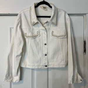 Savannah Jane Cropped Denim Jacket